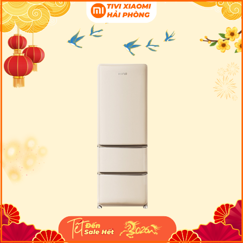Tủ Lạnh Xiaomi MiniJ Retro 402L Kiểu Pháp, Có Ngăn Đông Mềm
