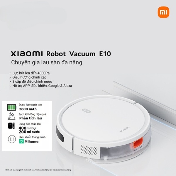 Robot hút bụi Xiaomi Vacuum E10 EU BHR6783EU