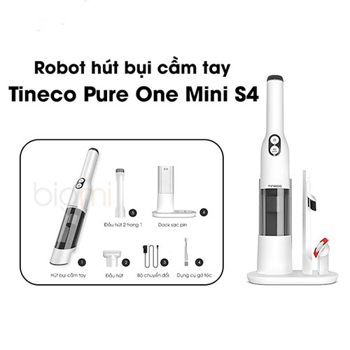 Máy hút bụi cầm tay Tineco Pure One Mini S4