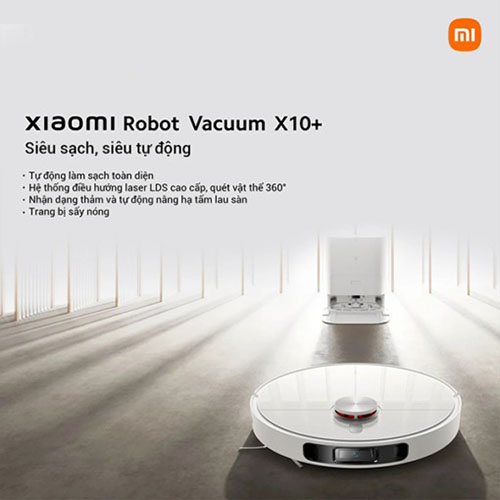 Robot hút bụi Xiaomi Vacuum X10 Plus BHR6363EU