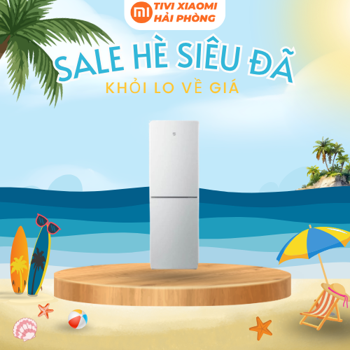 Tủ Lạnh Xiaomi 185L 2 Cánh Chính Hãng Tiết Kiệm Điện
