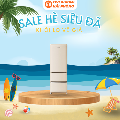 Tủ Lạnh Xiaomi MiniJ Retro 402L Kiểu Pháp, Có Ngăn Đông Mềm