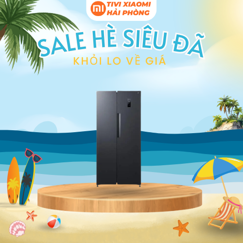 Tủ lạnh Xiaomi Mijia 501L BCD-501WMSA 2 cánh siêu tiết kiệm điện thông minh, êm ái 