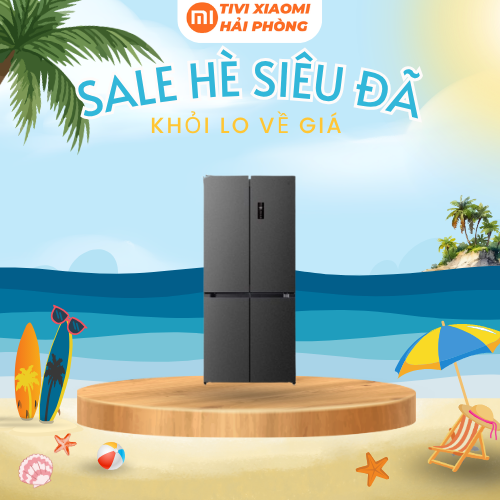 Tủ lạnh Xiaomi Mijia 513L, 4 cánh, siêu mỏng