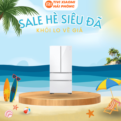 Tủ Lạnh Xiaomi Mija 560L Kiểu Pháp 2026 , Làm Lạnh Kép , Làm Đá Tự Động