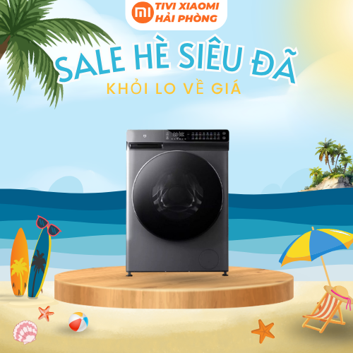 Máy giặt sấy Xiaomi Mijia MJ203 (Giặt 10kg Sấy 7kg) – Cảm biến nước giặt thông minh, khử trùng ion bạc