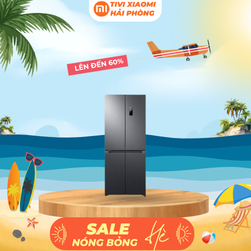 Tủ lạnh Xiaomi Mijia 430L 2026 4 cánh, Làm lạnh kép có ngăn đông mềm, siêu mỏng