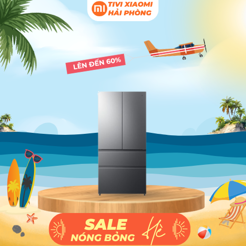 Tủ Lạnh Xiaomi Mija 560L Kiểu Pháp 2026 , Làm Lạnh Kép , Làm Đá Tự Động