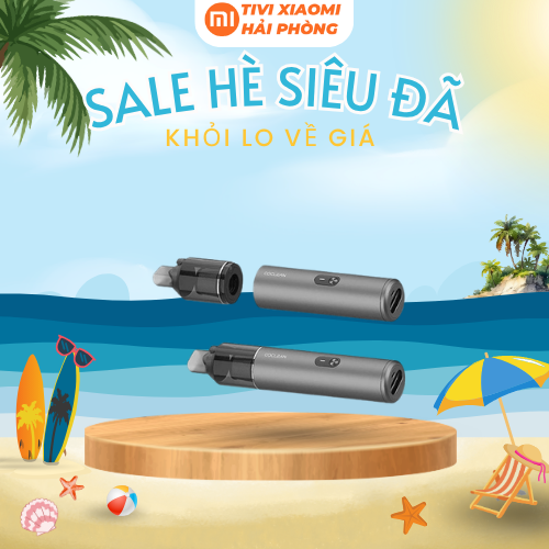 Máy hút bụi mini Xiaomi CoClean C2 tích hợp hút và thổi 2 trong 1