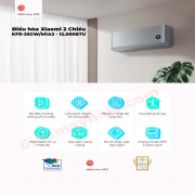 Điều hoà 2 chiều Xiaomi Mijia 12000BTU KFR-35GW/M3A1 - Siêu tiết kiệm