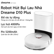 Robot hút bụi lau nhà Dreame D10 Plus thông minh